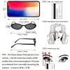 lunettes de soleil ovales pour femmes, petites et sexy, nouvelle mode léopard marron, tendance, rétro, ombre colorée, 2025