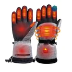 Gants chauffants en coton pour l&rsquo;hiver, chauffe-mains électrique thermique, imperméable, pour Snowboard, cyclisme, moto, vélo, Ski, activités de plein air
