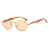 nouvelles lunettes de soleil femmes lunettes de soleil en métal mode rétro hommes marque concepteur haut de gamme sensation lunettes uv400