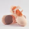 ballerines en toile à dentelle libre pour filles et femmes, chaussures de ballet pour enfants, pantoufles de danse élastiques, semelle souple fendue
