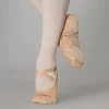 chaussures de danse de ballet pour femmes, pantoufles de ballet à semelle fendue pour filles et enfants, chaussures de ballet respirantes, pantoufles de danse de ballerine