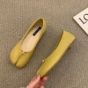 femmes chaussures plates tabi ninja femme dames microfibre cuir chaussures plates confortables bout fendu pantoufles mocassins à fond souple solide bref la