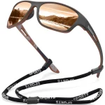 Lunettes de soleil polarisées haute définition pour hommes et femmes, pour Sport de plein air, pêche, Protection UV400, pour la conduite, 2023