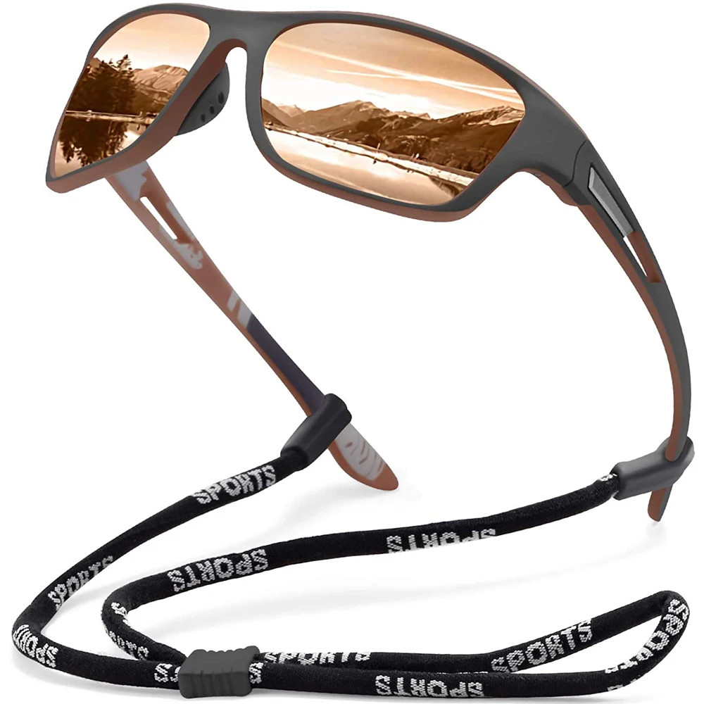 Lunettes de soleil polarisées haute définition pour hommes et femmes, pour Sport de plein air, pêche, Protection UV400, pour la conduite, 2023 Lunettes de soleil polarisées haute définition pour hommes et femmes, pour Sport de plein air, pêche, Protection UV400, pour la conduite, 2023