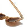 petites lunettes de soleil rondes pour femmes, lunettes de soleil marron, monture ronde, nuances de rivets pour femmes, marque vintage, créateur, uv400