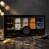 coffret cadeau de parfum de luxe 5x30ml, parfum fruité floral oriental longue durée pour hommes et femmes, vanille ambre, musc, parfum élégant