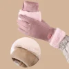 gants chauds coupe vent pour femmes, gants d'hiver résistants au froid pour écran tactile, gants pour doigts, accessoires d'halloween