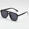 vintage hommes femmes grandes lunettes de soleil hommes nuances carrées marque concepteur unisexe lunettes de soleil lentille noire mâle femme lunettes de soleil uv400