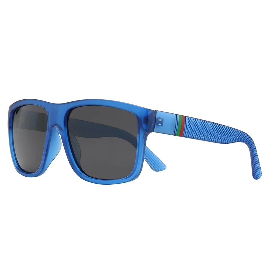 Mode Vintage classique rayure lunettes de soleil hommes femmes conduite pêche homme marque de luxe concepteur lunettes de soleil rétro UV400 lunettes