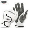 gants de golf en peau de mouton pure respirante pour hommes, doux, main droite, granulés anti brûlure, magasins pour hommes, paquet de 1 pièce