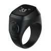 2025 IQibla Smart Zikr Ring louange Tasbih Tally compteur numérique électronique pour les musulmans heure de prière rappel de vibrations étanche