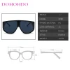 lunettes de soleil une pièce à monture surdimensionnée pour femmes et hommes, design de personnalité classique, mode fête, conduite en plein air, uv400
