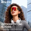 scvcn lunettes de soleil photochromiques en plein air sport vélo lunettes de cyclisme homme vtt lunettes d'escalade lunettes femmes conduite vélo lunettes