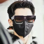 Lunettes De soleil surdimensionnées hommes mode lunettes De soleil carrées luxe mâle Vintage lunettes femmes marque lunettes De créateur Oculos De Sol