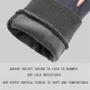 gants d'hiver pour femmes, doublés en polaire, coupe vent, résistants au froid, chauds, compatibles avec écran tactile, antidérapants, pour la conduite, l'équitation de motos, l'extérieur, gants pour hommes