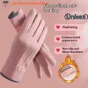 gants d'hiver pour femmes et hommes, gants chauds pour écran tactile, protection contre le froid, mitaines à doigts complets, gants épais pour cyclisme en plein air
