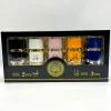 coffret cadeau de parfum de luxe 5x30ml, parfum fruité floral oriental longue durée pour hommes et femmes, vanille ambre, musc, parfum élégant