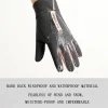 gants d'hiver pour femmes, doublés en polaire, coupe vent, résistants au froid, chauds, compatibles avec écran tactile, antidérapants, pour la conduite, l'équitation de motos, l'extérieur, gants pour hommes