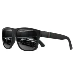 Mode Vintage classique rayure lunettes de soleil hommes femmes conduite pêche homme marque de luxe concepteur lunettes de soleil rétro UV400 lunettes