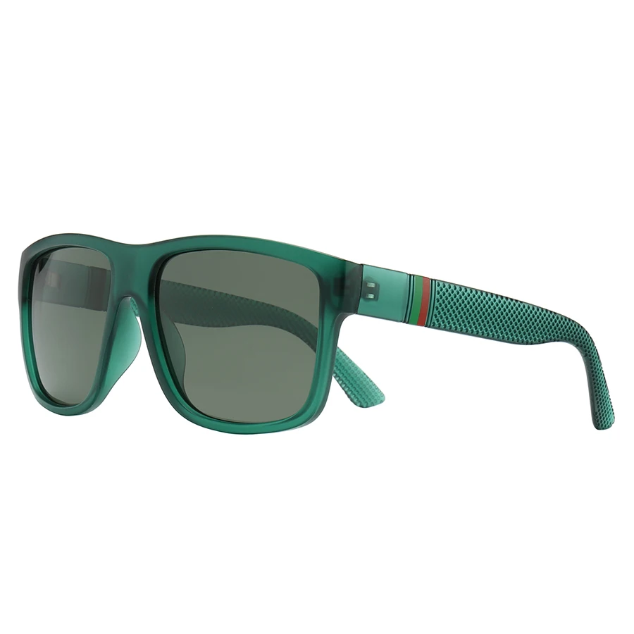 Mode Vintage classique rayure lunettes de soleil hommes femmes conduite pêche homme marque de luxe concepteur lunettes de soleil rétro UV400 lunettes