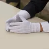 nouveaux gants en coton blanc doux, étiquette hydratante pour les mains, gants en coton formels, uniforme de serveur de police, gants de conduite fins