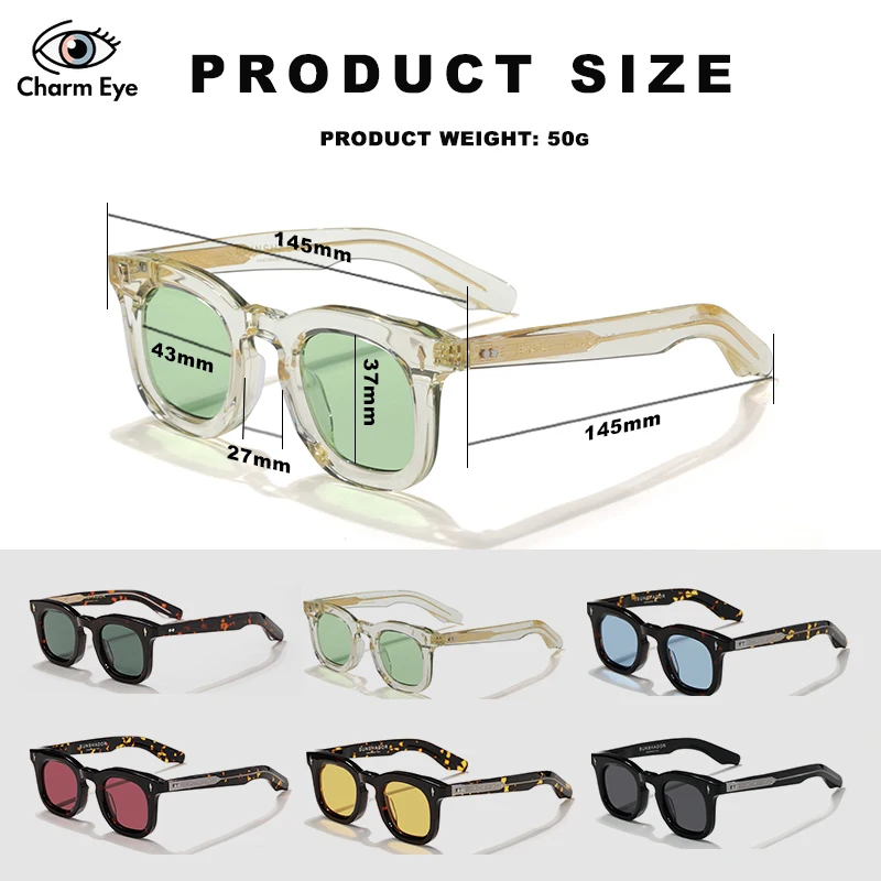 nouvelles lunettes de soleil hommes sdevaux marque de luxe acétate carré haute qualité conduite en plein air uv400 femmes mode lunettes de soleil de protection