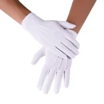 Nouveaux gants en coton blanc doux hydratant pour les mains gants en coton fins et formels étiquette d&rsquo;inspection de bijoux gants de conduite