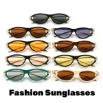 Lunettes de soleil œil de chat pour femmes, Sexy, marque de luxe, petite monture, rétro, Vintage, léopard, élégantes