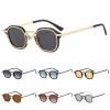 lunettes de soleil de conduite vintage à la mode, petites lunettes de soleil carrées pour femmes et hommes, lunettes de soleil rétro punk