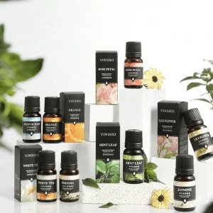 Huiles essentielles pour diffuseur d&rsquo;arômes, 14 saveurs, 10ml, humidificateur d&rsquo;air, soluble dans l&rsquo;eau, Orange, vanille, Rose, lavande, parfum