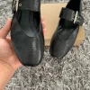 ballerines pour femmes design boucle sangle noir cuir souple léger et confortable 2025 été chaussures pour dames