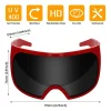 lunettes de soleil punk surdimensionnées une pièce, nouvelles lunettes de soleil de luxe pour femmes et hommes, nuances surround, lunettes des années 2000