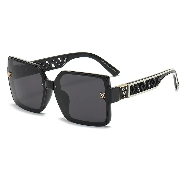 Lunettes de soleil de marque de luxe et élégantes pour femmes et hommes, surdimensionnées, carrées, de styliste, tendance, UV400
