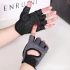 gants d'haltérophilie pour femmes et hommes, gants de gymnastique, demi doigt, respirant, antidérapant, coussin de gel, musculation, entraînement, haltères