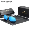 kingseven lunettes de soleil polarisées en aluminium hommes uv400 hd lentille pilote protection des yeux lunettes photochromiques femmes lunettes de vision nocturne