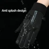 gants d'hiver pour femmes, cyclisme, vélo, polaire thermique, résistance au froid, vent, étanche, chaud, course en plein air, ski, mitaines