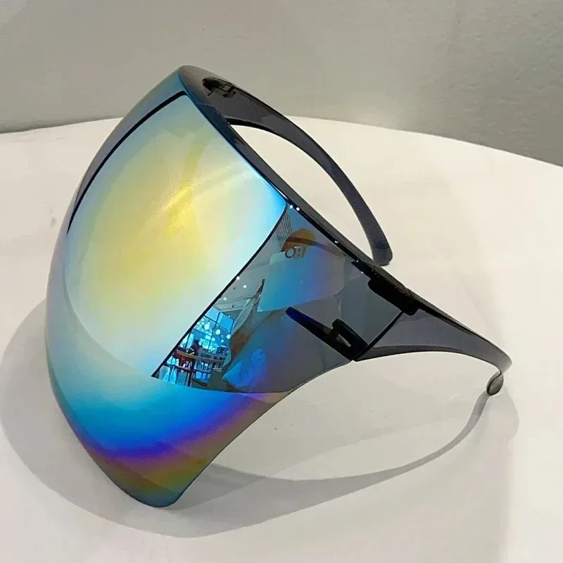 Énormes lunettes de Sport en plein air lunettes de soleil femmes pour hommes lunettes de soleil Vintage Punk surdimensionné masque de protection enveloppé lunettes de cyclisme