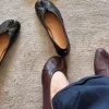femmes chaussures de ballet plates tabi bout en forme de chaussures plates simples femme sabot de cochon chaussures de loisirs mocassins souples femmes chaussures décontractées femme