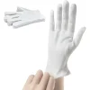 gants de protection à haute élasticité, 1/50 paires, pour protéger les mains, gants blancs, dermatite, eczéma, pour éviter les mitaines en coton, outil de nettoyage