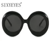 respzed lunettes de soleil ovales pour femmes et hommes, lunettes de soleil hip hop à grand cadre, lunettes de fête, lunettes de créateur de marque de luxe, 2024