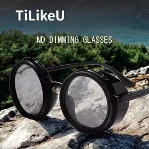 Mode technologie moderne ND9 lunettes de soleil à gradation réglable hommes conduite en plein air filtre de pêche Protection UV lunettes de soleil polarisées