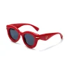 lunettes de soleil sweet chic cat eye 2025 nouveau pc uni fête vacances luxe cadeau femme Écrin rouge