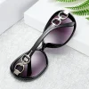 respzed lunettes de soleil ovales rectangulaires pour femmes, lunettes de soleil de loisirs en plein air, marque de luxe, lunettes de mode d'été, uv400