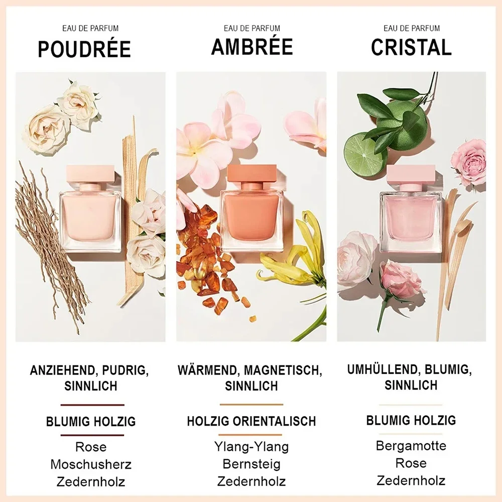 90ml marque femmes parfum longue durée woody floral eau de parfum edp pur extrait de musc femmes quotidien essentiel parfum cadeau