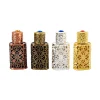 mini bouteille rechargeable de parfum antique de luxe de 3ml, atomiseur d'huiles essentielles de style arabe, vaporisateur de parfum