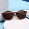 lunettes de soleil polarisées rondes rétro pour hommes et femmes, monture léopard classique, mode noire, lunettes de conduite pour hommes et femmes, uv400