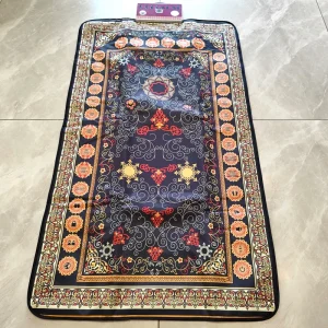 Tapis de prière parlant éducatif pour enfants musulmans, tapis islam interactif d&rsquo;apprentissage Salah avec commandes tactiles, cadeau du Ramadan