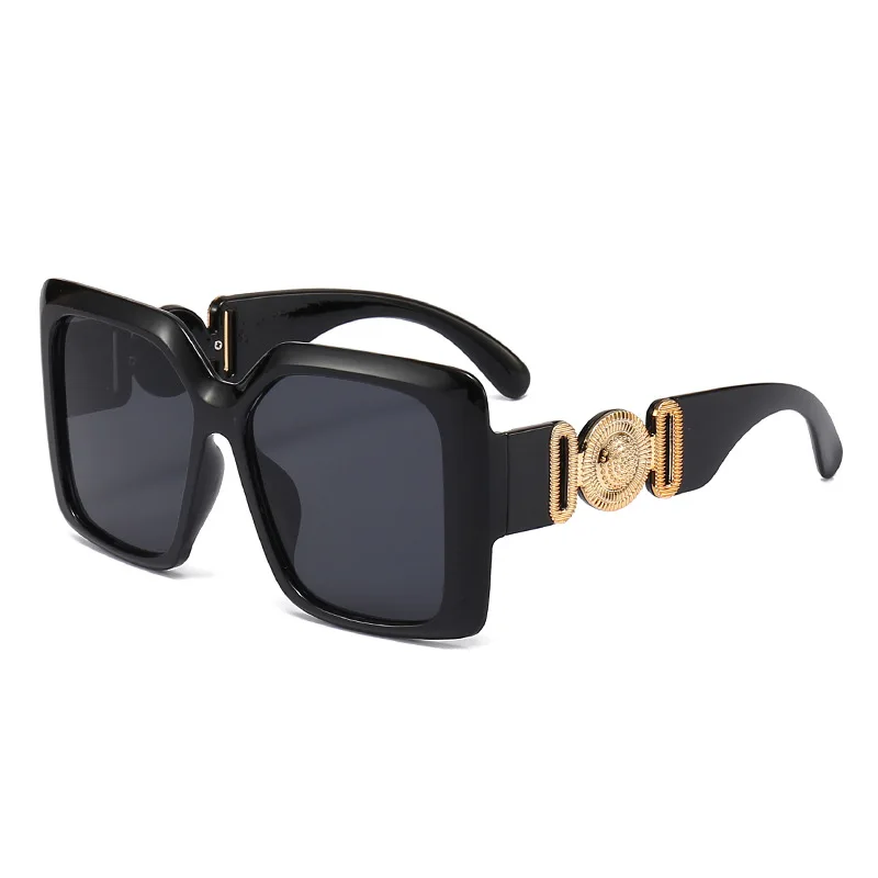 INS populaire carré lunettes de soleil femmes luxe rétro marque hommes tendance voyage lunettes de soleil femme nuances UV400 Oculus INS populaire carré lunettes de soleil femmes luxe rétro marque hommes tendance voyage lunettes de soleil femme nuances UV400 Oculus