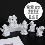 Figurine d&rsquo;ange en résine, Statue de prière, ornements de bureau paisible