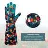 nouveaux gants de jardinage pour femmes gants de soins de cour durables, résistants aux coupures et aux perforations protection des bras longs